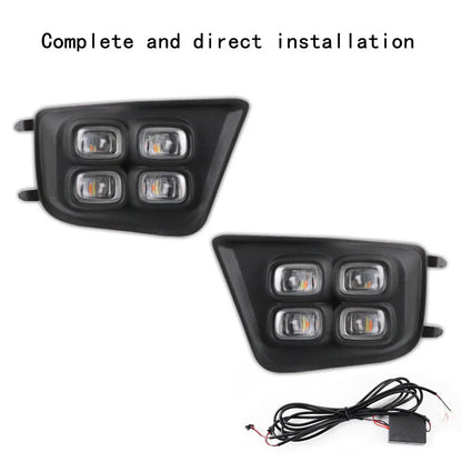 LED Daytime Running Fog Lights w/ Turn Signal for Toyota Tacoma (2012-2015)