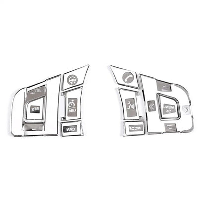Alloy Steering Wheel Button Cover Trim for Jaguar F-Pace F-Type (2017-2023)