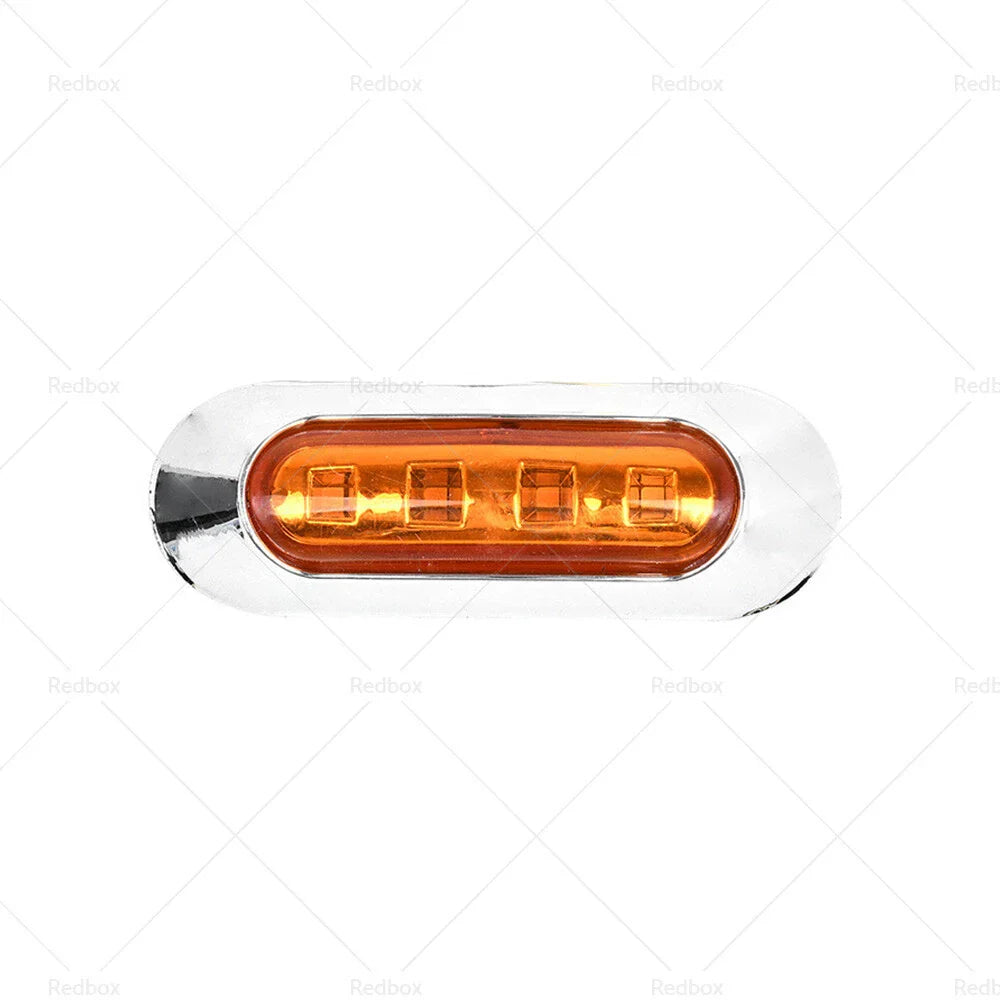 10x LED Clearance Light Side Marker for Truck Trailer Lorry Amber