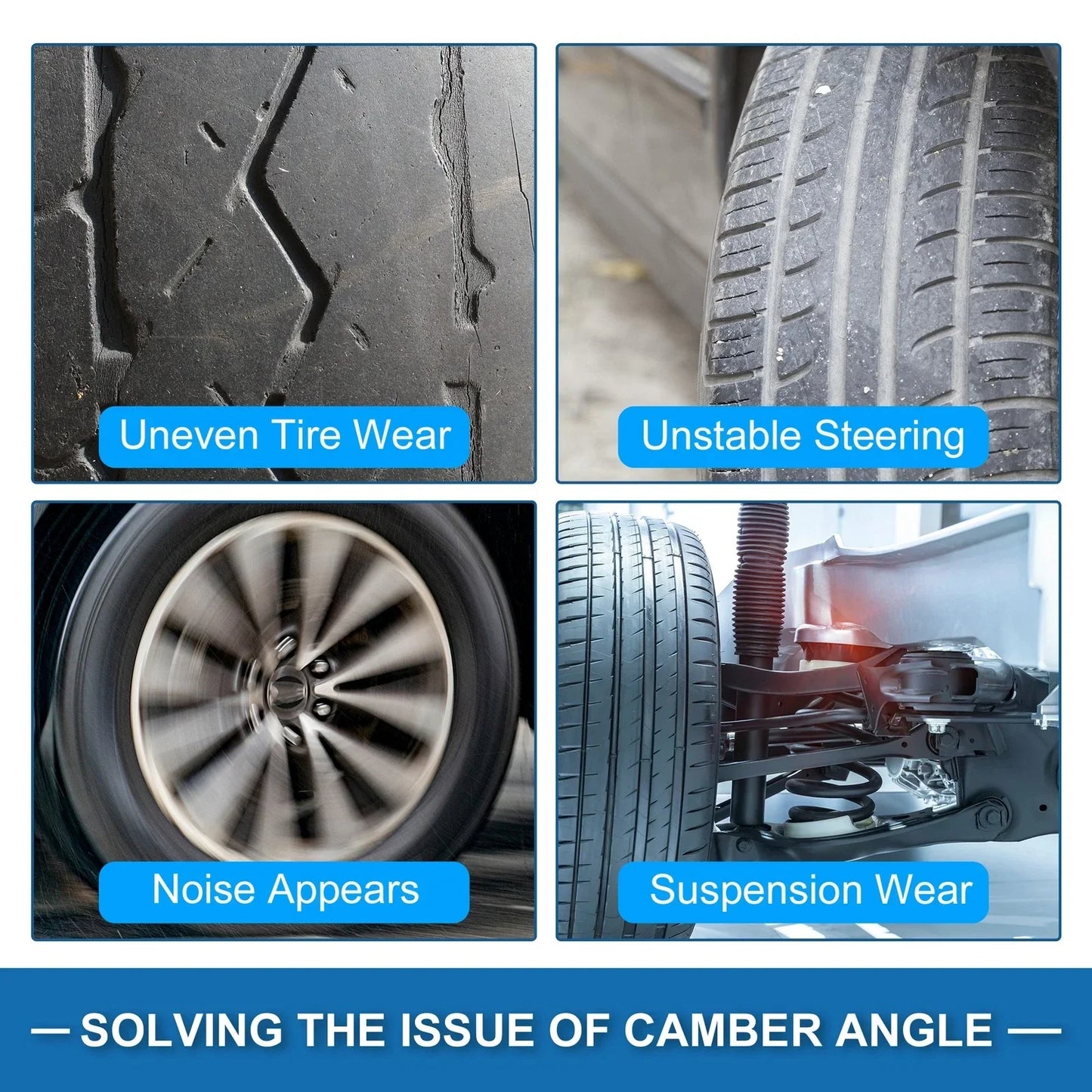 Rear Suspension Camber Bolt Kit for Volkswagen Touareg (2003-2010)