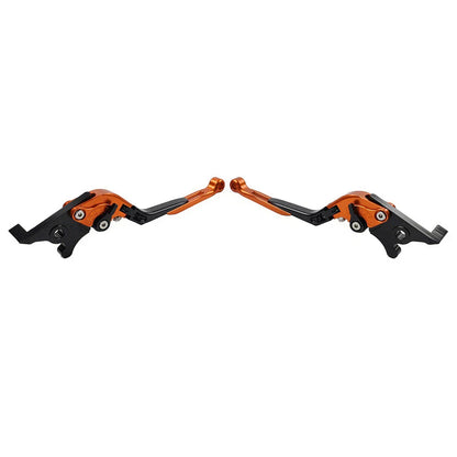 CNC Orange Extendable Brake Clutch Levers for Yamaha TMAX 500 530 560