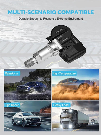 4 x TPMS Tire Pressure Sensors for Mazda (2014-2023)