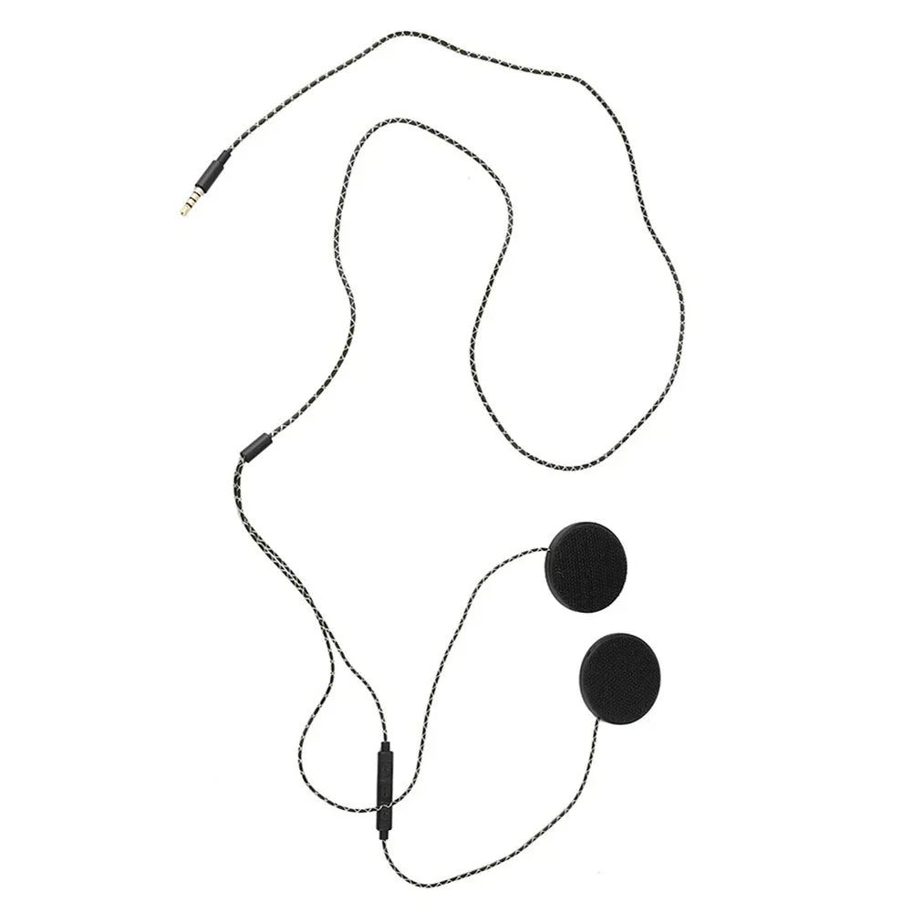 Helmet Headset for Motorcycle Headphone Speakers Plug and Play TPE 35g