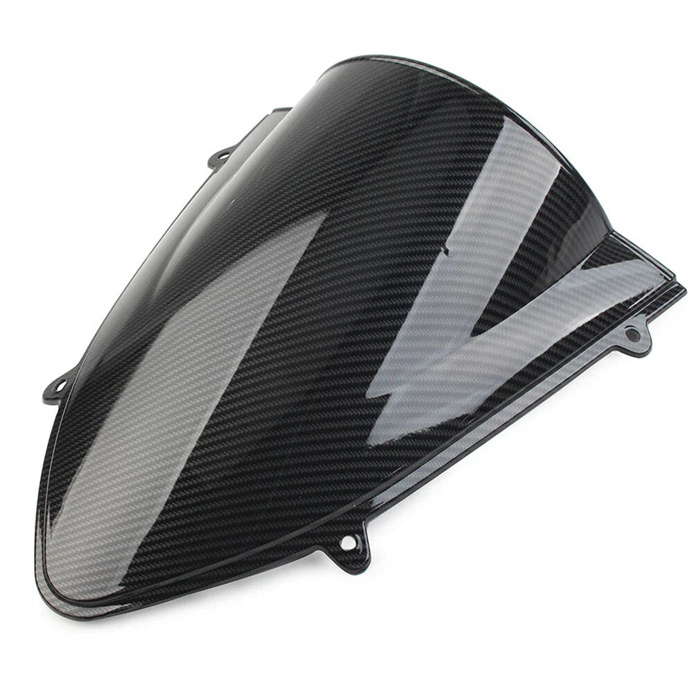 Black Carbon Fiber Windshield for Kawasaki Ninja 250 250R EX250 (2008-2012)