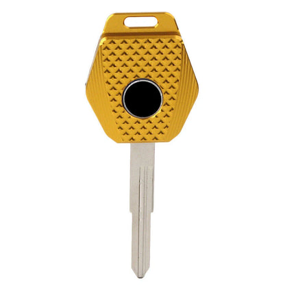 Gold CNC Aluminum Key Ring Cover Case for Honda VFR800 CB600 (2010-2020)