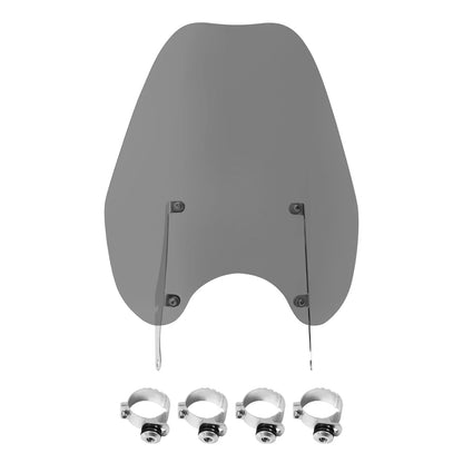 49mm Smoke Windshield Clamps for Harley Low Rider Street Bob (2018-2024)