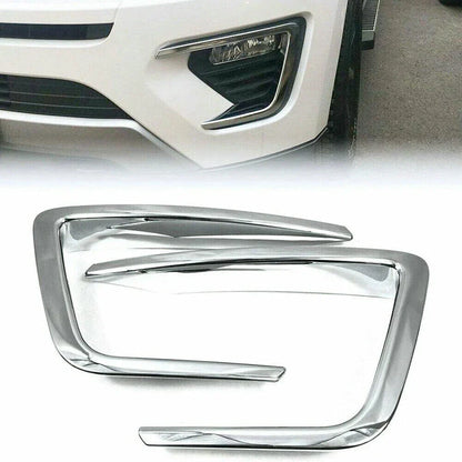 Chrome Front Fog Light Lamp Cover Trim for 2018-2021 Ford Expedition