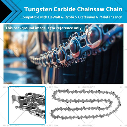 1x Tungsten Chain 3/8" LP .043" 45DL for DeWalt Ryobi Craftsman Makita