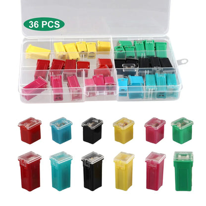 Fuse 36pcs Color Coded Fuses for Car