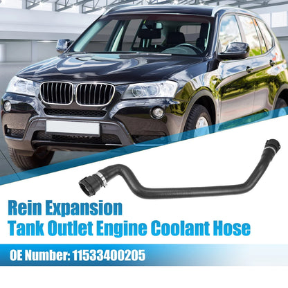 Expansion Tank Outlet Engine Coolant Hose 2.5L for BMW X3
