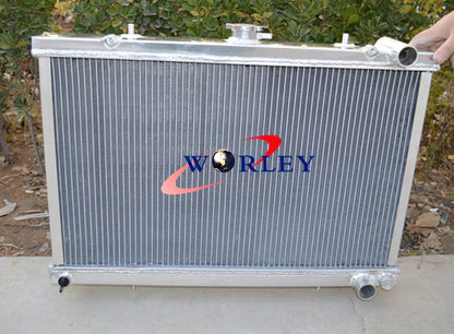 Aluminum Radiator & Fans for Nissan Skyline R32 GTS GTR (1989-1994)