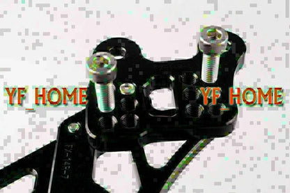 Black Motorcycle Rearsets Foot Pegs for Kawasaki Ninja ZX14R (2006-2011)