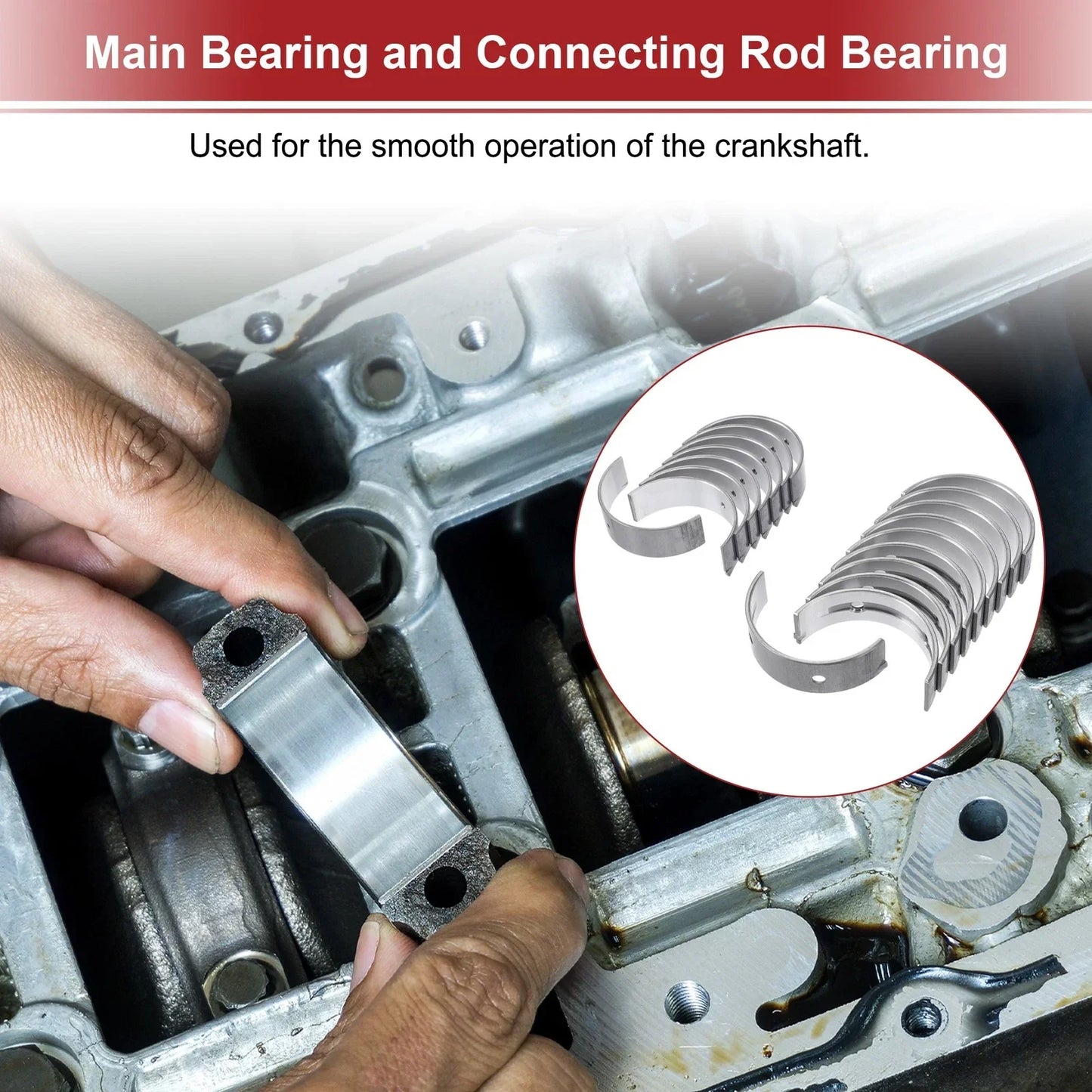 Main Bearing & Connecting Rod Bearing Kit for Hyundai Sonata