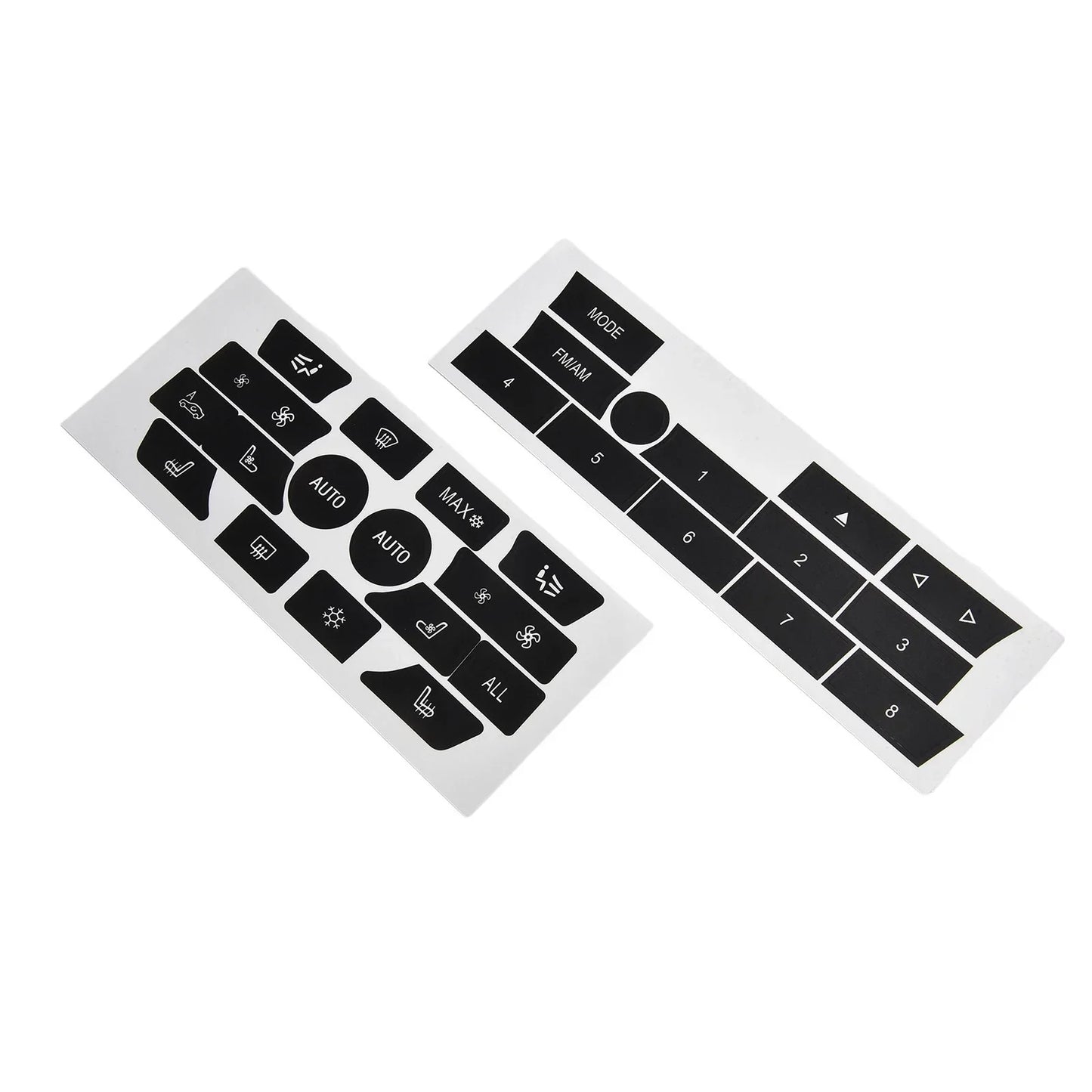 Vinyl Decal Stickers AC and Radio Buttons for BMW 7 Series (2008–2015)