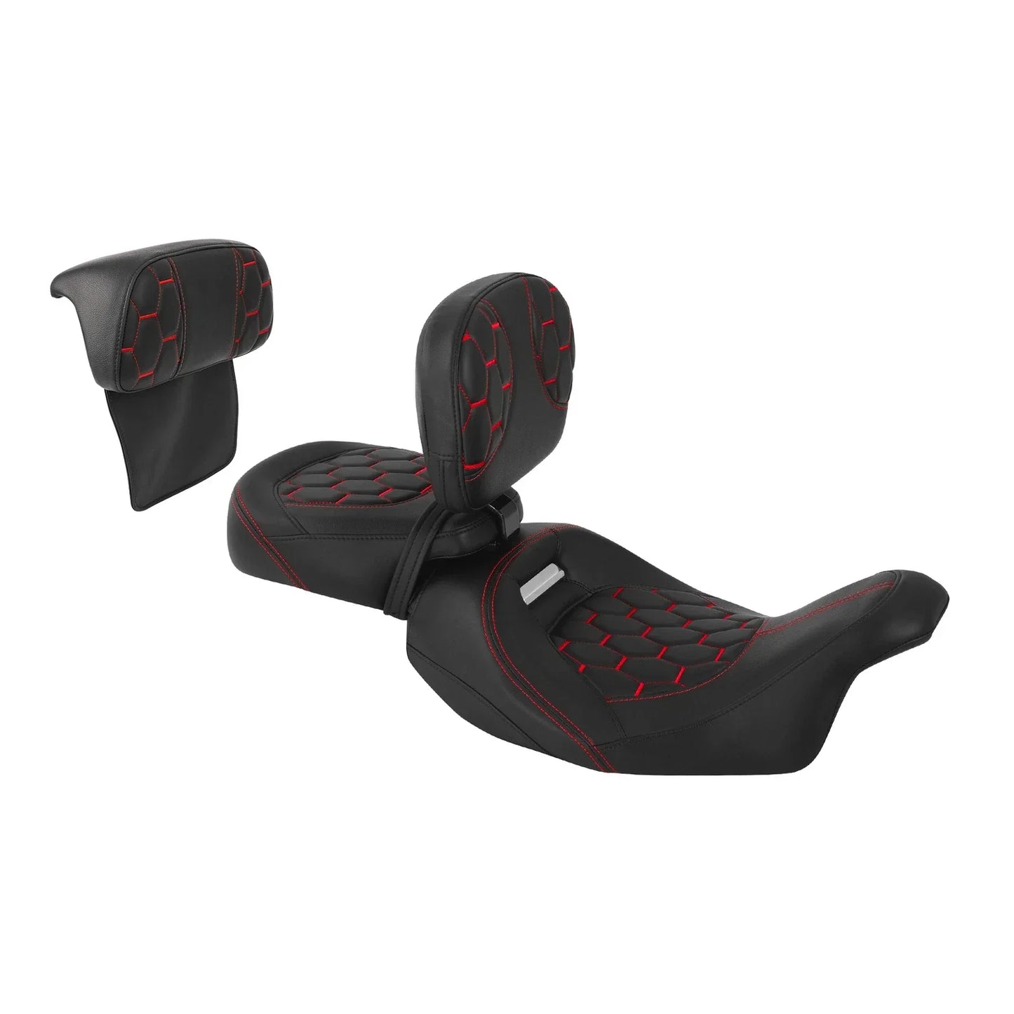 Driver Passenger Seat Backrests Pad for Harley Street Road Glide (2014-2023)