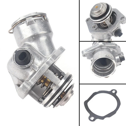 Engine Coolant Thermostat Assembly w/ Sensor for Benz C300 C350 E350 (2008-2015)