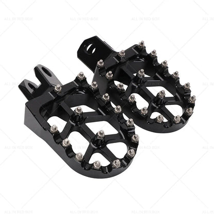 Wide Foot Pegs for Suzuki RM125 RM250 RMX250 DRZ400 SM DRZ400S DRZ400E