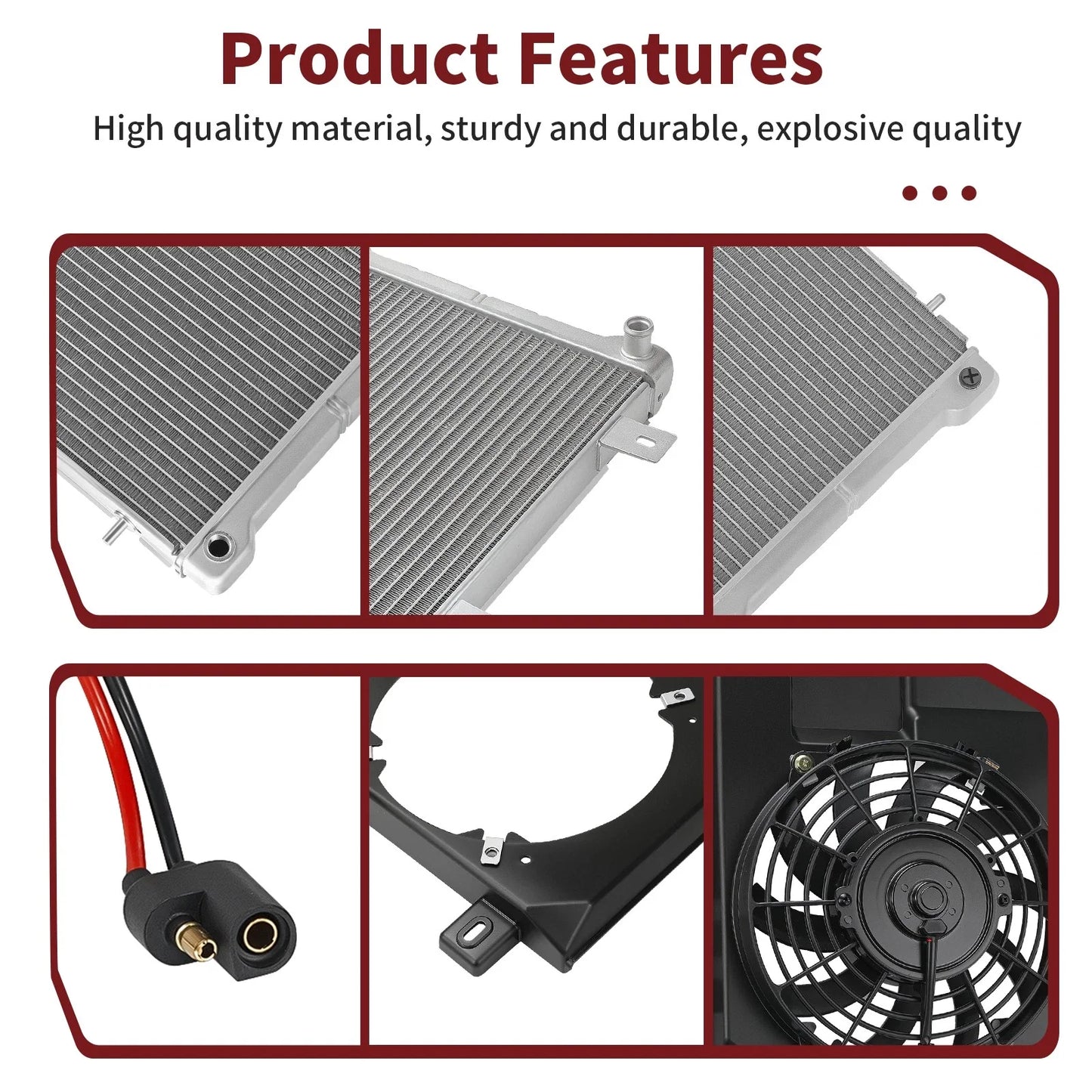 Radiator & Cooling Fan Shroud Kit for Polaris Sportsman 500 (2000–2004)