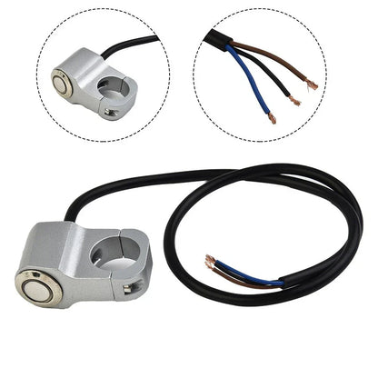 Red Led Motorcycle Switch ON-OFF Headlight Adjustable Mount Waterproof Button