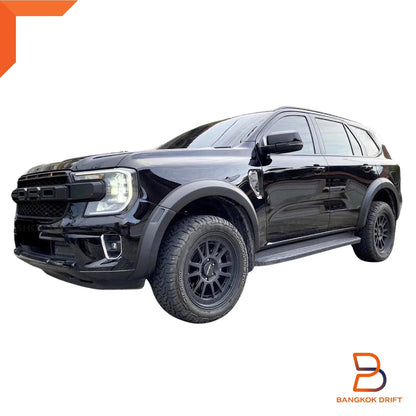 Matte Black Fender Flares for Ford Everest UB U704 (2022-2024)
