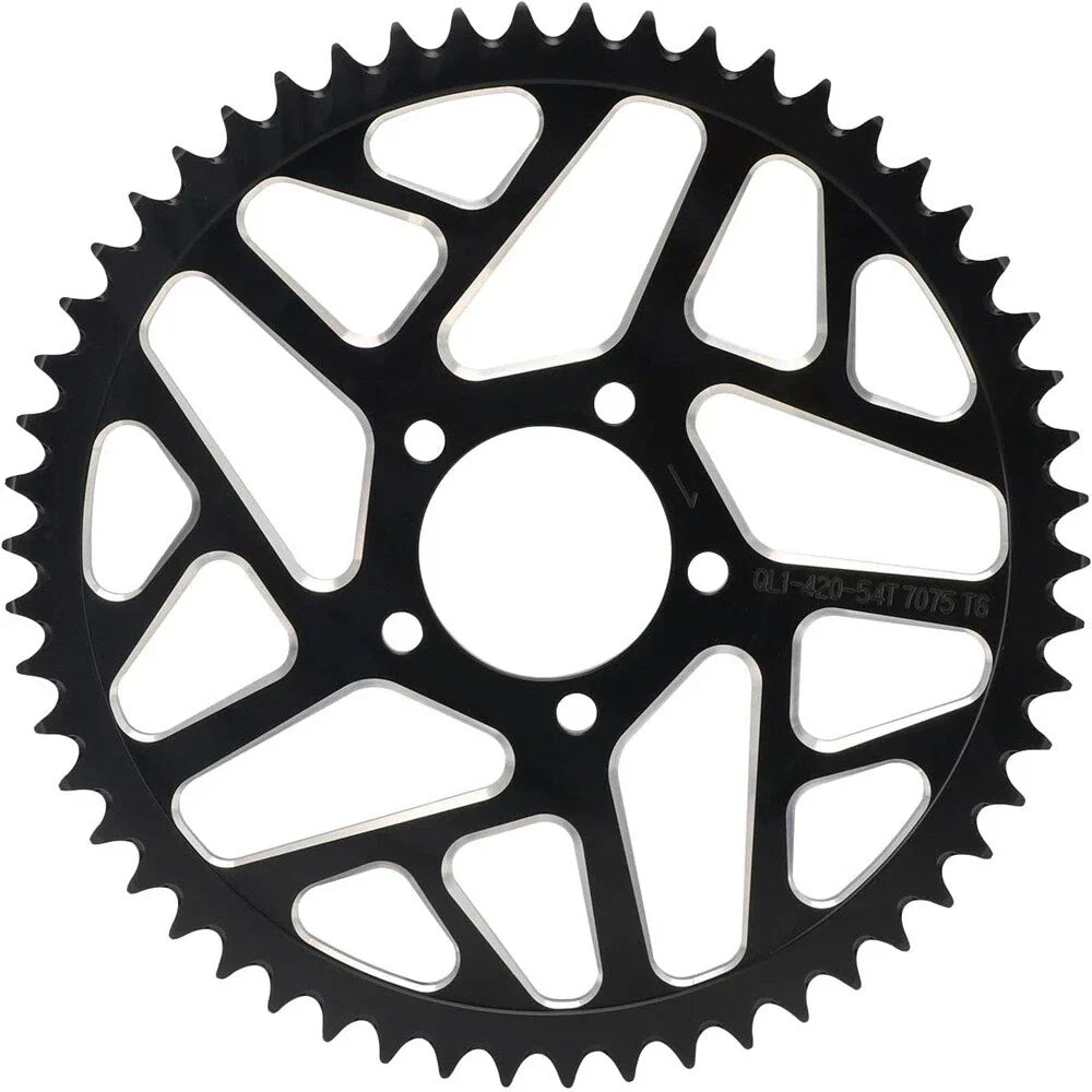 54T Black CNC Sprocket Wheel for Sur-Ron Light Bee X Electric Bike (2018-2023)