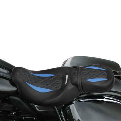 Driver Passenger Seat for Harley Touring CVO Street Glide (2009-2023)