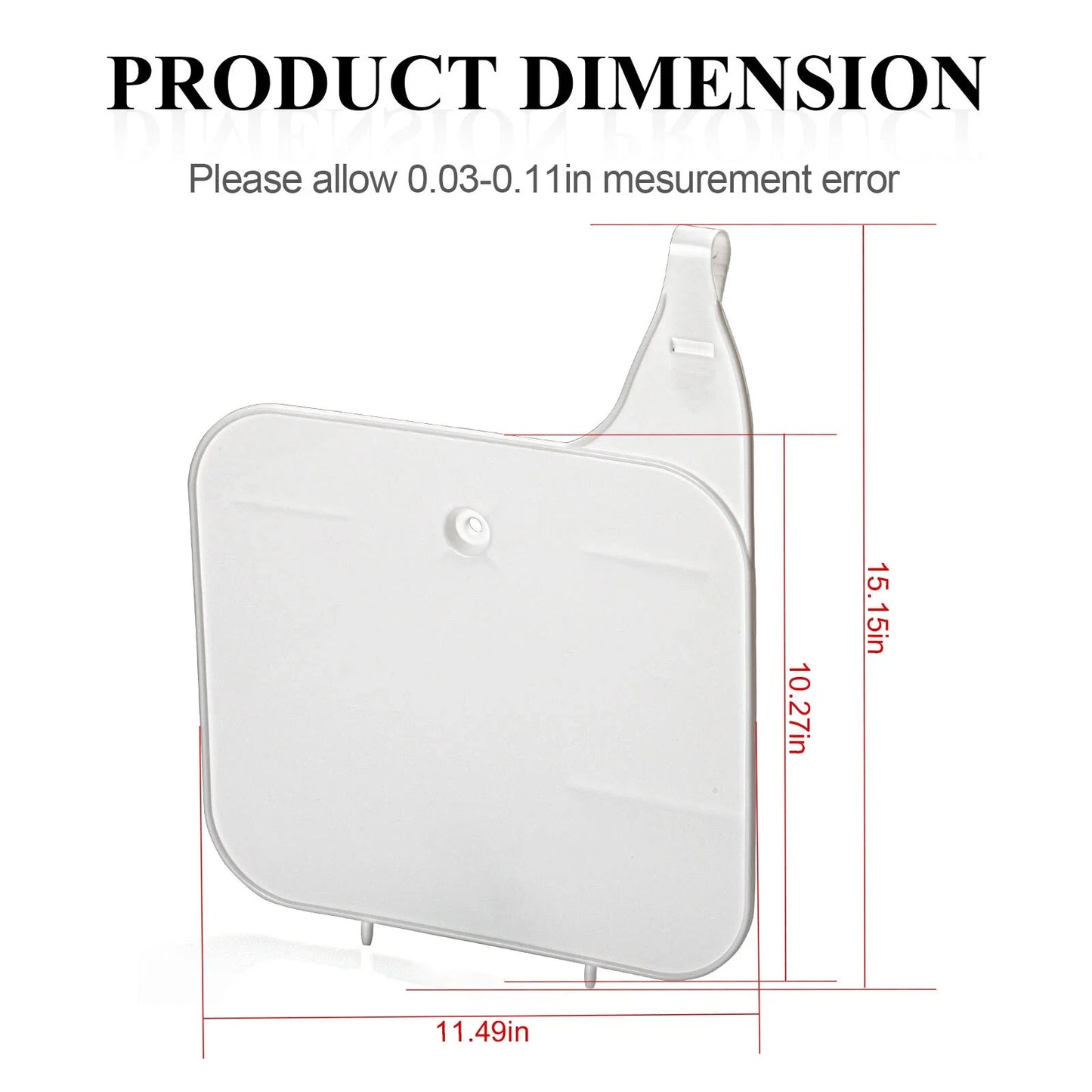 Front Number Plate White for Honda CR125R CR250R CR500R XR200R (1985–1994)