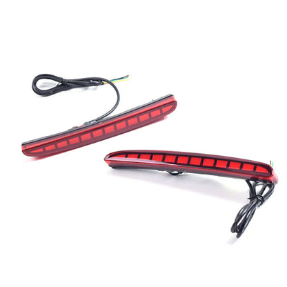 Red LED Rear Brake Tail Light Reflectors for Honda Civic (2017-2020)