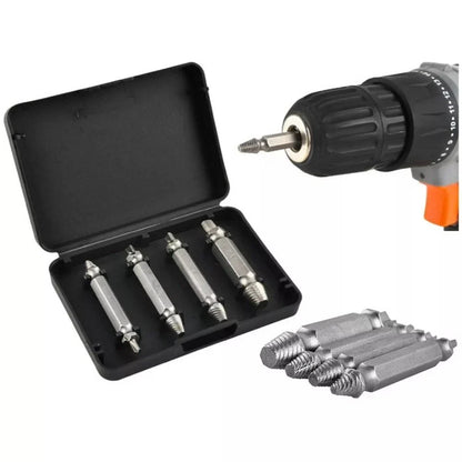 9PCS Left Handed Screw Extraction Tool Set for Efficient Repair Solutions