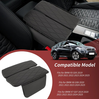 Center Console Cover Napapi PVC Armrest Cushion for BMW X5 G05 (2019 - 2025)