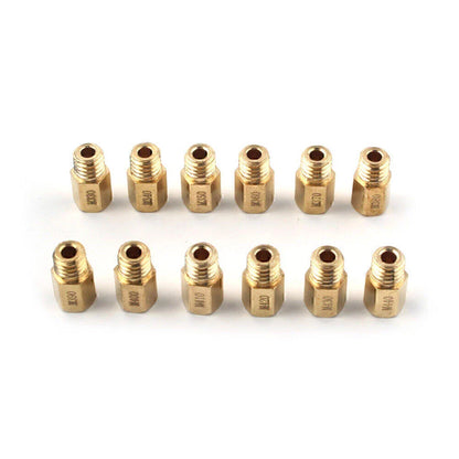 12Pcs Mikuni VM TM Carburetor Main Jets #330 - #440 for Motorcycle