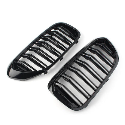 Front Kidney Grille Set for 17-19 BMW G30 G38 Glossy Black (2017-2019)