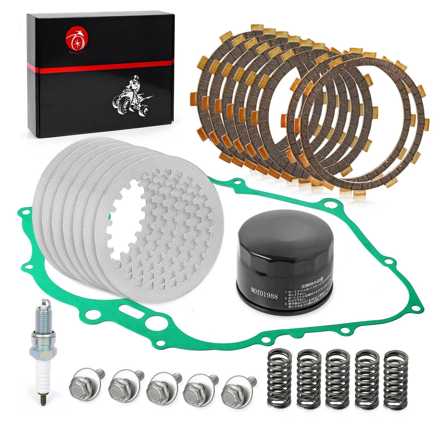 Clutch Kit & Spring Plate Gasket Plates for Yamaha Raptor 660R (2001–2005)
