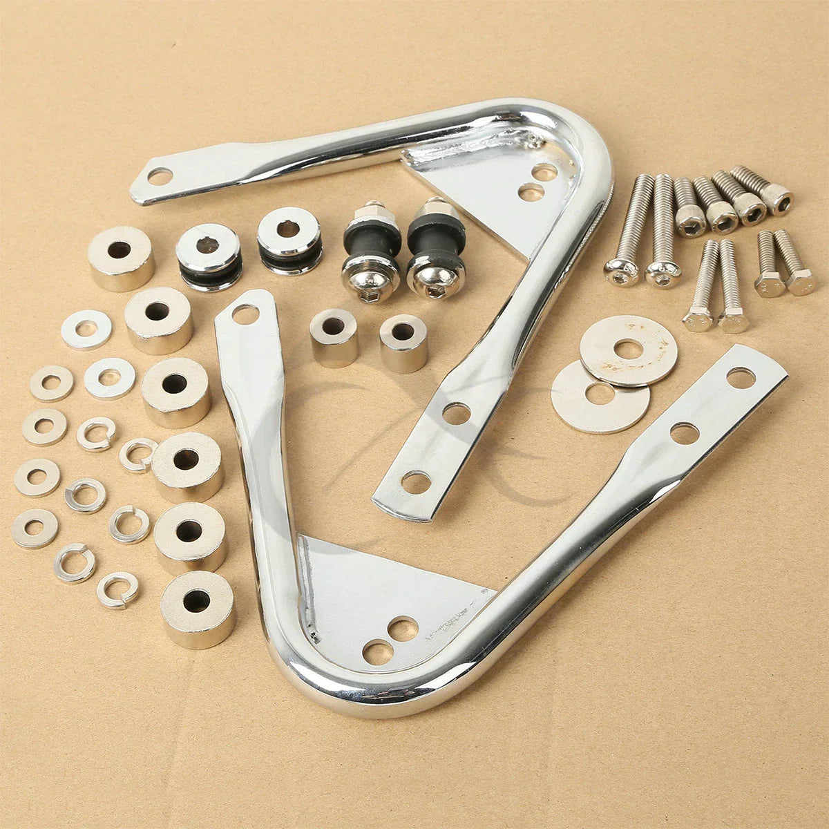 Detachable Sissy Bar Mount Rack for Harley Touring (1997-2008)