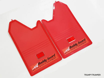 Amber Reflector Mud Flaps Splash Guards for Universal Car Truck