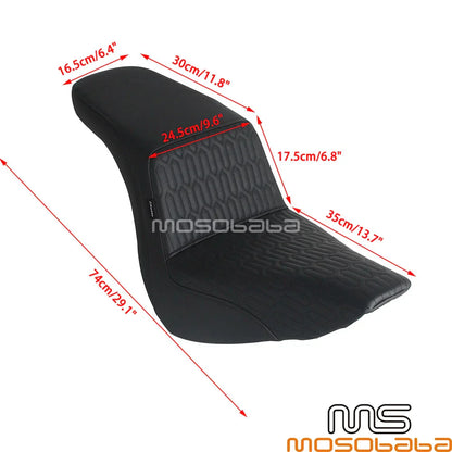 Driver Passenger Two-Up Seat Cushion for Harley Softail FLSB (2018-2021)