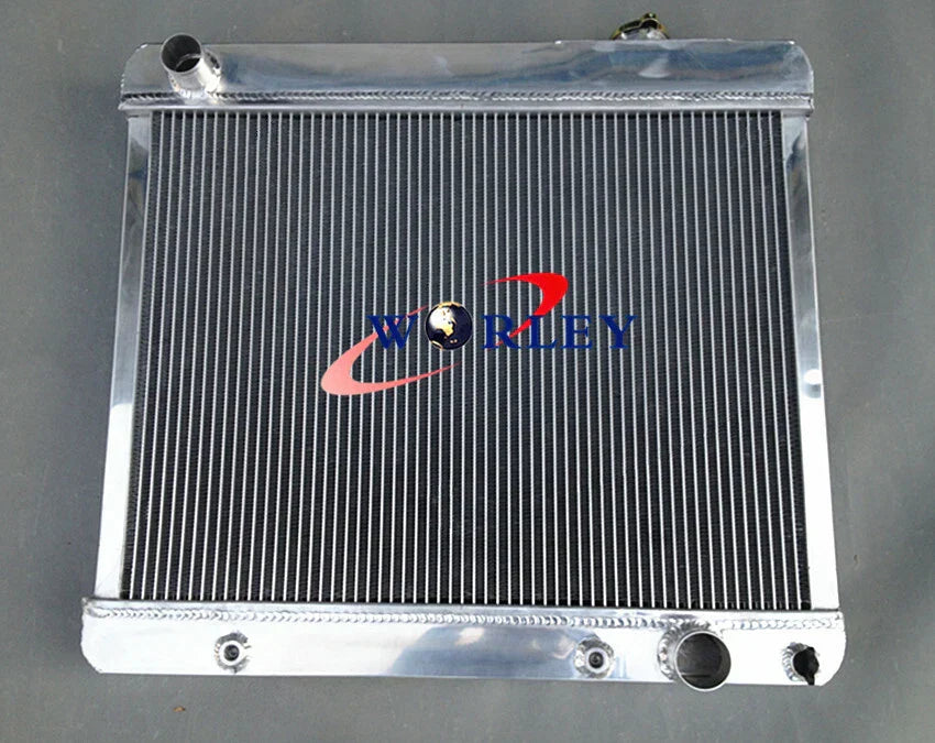 3ROW Aluminum Radiator & Fans for 1963-1966 Chevy C10 C20 C30