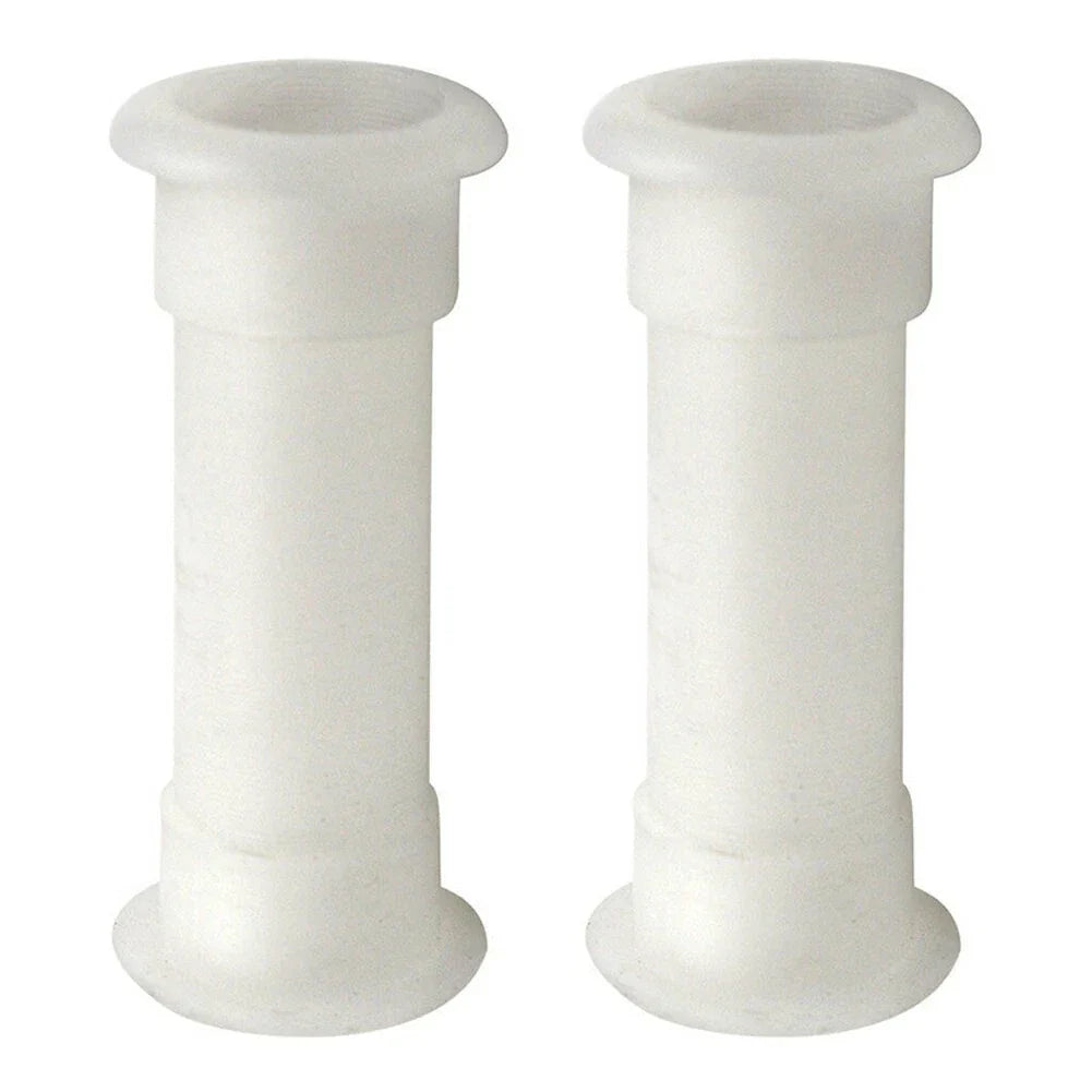 2 x Boat Plastic Drain Tube Drain Thru-hull for MotorwellBaitwell