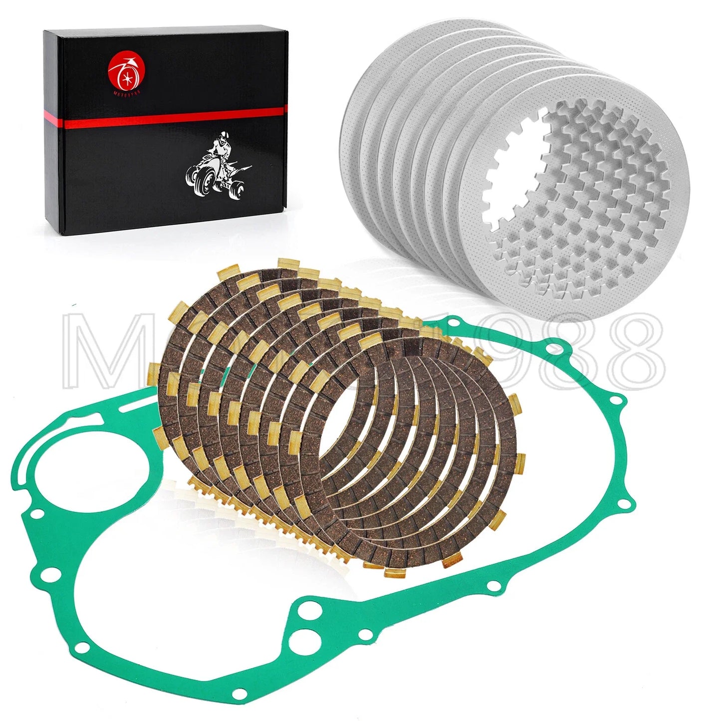 Clutch Plate w/ Crankcase Cover Gasket for Yamaha V-Star 1100 (1999–2009)