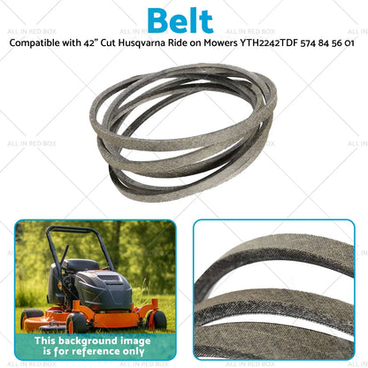 42" Grey Deck Belt for Husqvarna YTH2242TDF Mowers