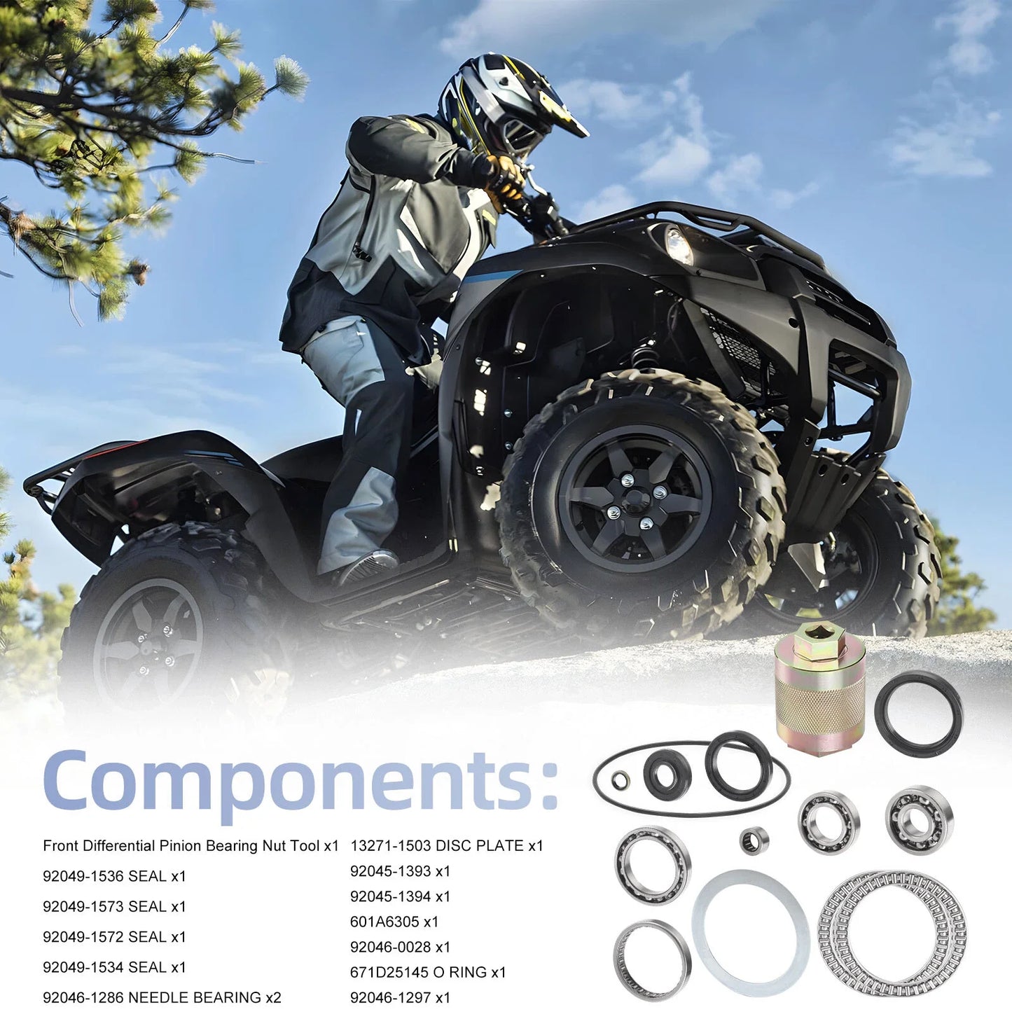 Brute Force Bearing Seal & Tool for Kawasaki 4x4i