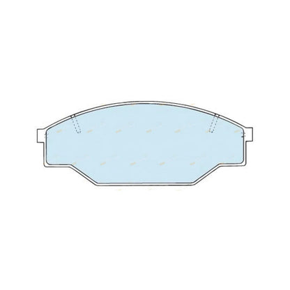 Front Disc Brake Pad Set for Hilux LN107 LN147 RN85 RZN149 (1988–2005)