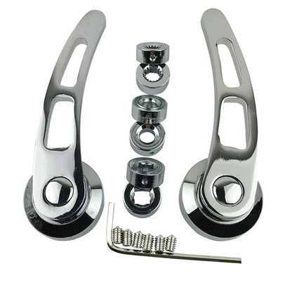 Chrome Billet Aluminum 4-1/4" Door Handle Kit for Chevy Ford Chrysler Cadillac