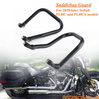 Saddlebag Guard Crash Bars for Harley Softail Heritage Classic FLHC