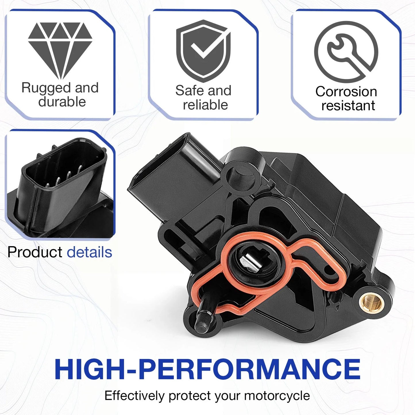 Throttle Position Sensor Set for Honda TRX700XX Big Red 700 MUV700 (2008–2013)