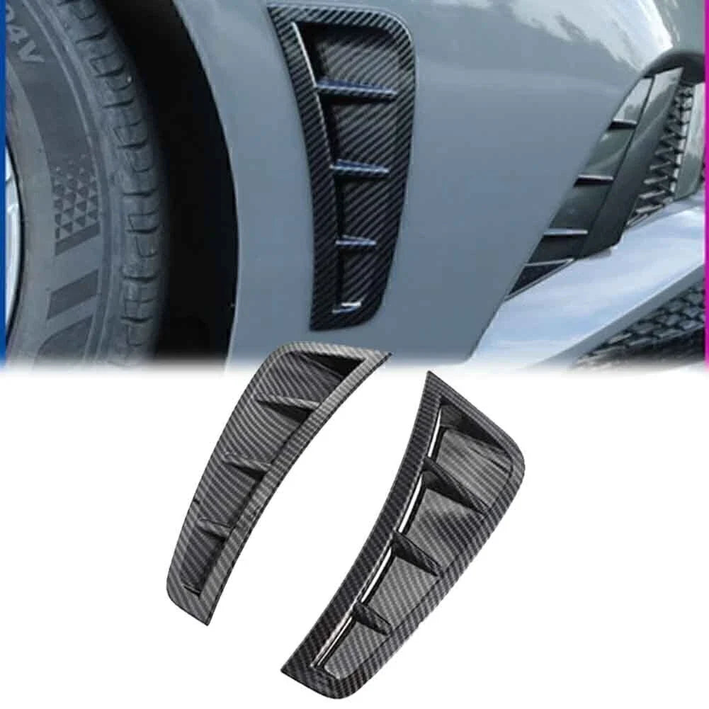 Fender Side Air Outlet Cover Trim Carbon Fiber for Hyundai Sonata (2020-2021)