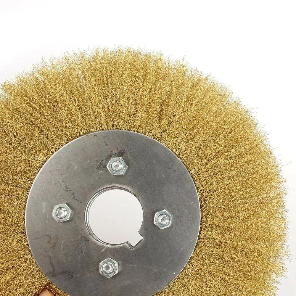 Pure Copper Wire Wheel Brush / Multiple Sizes / Line Pattern