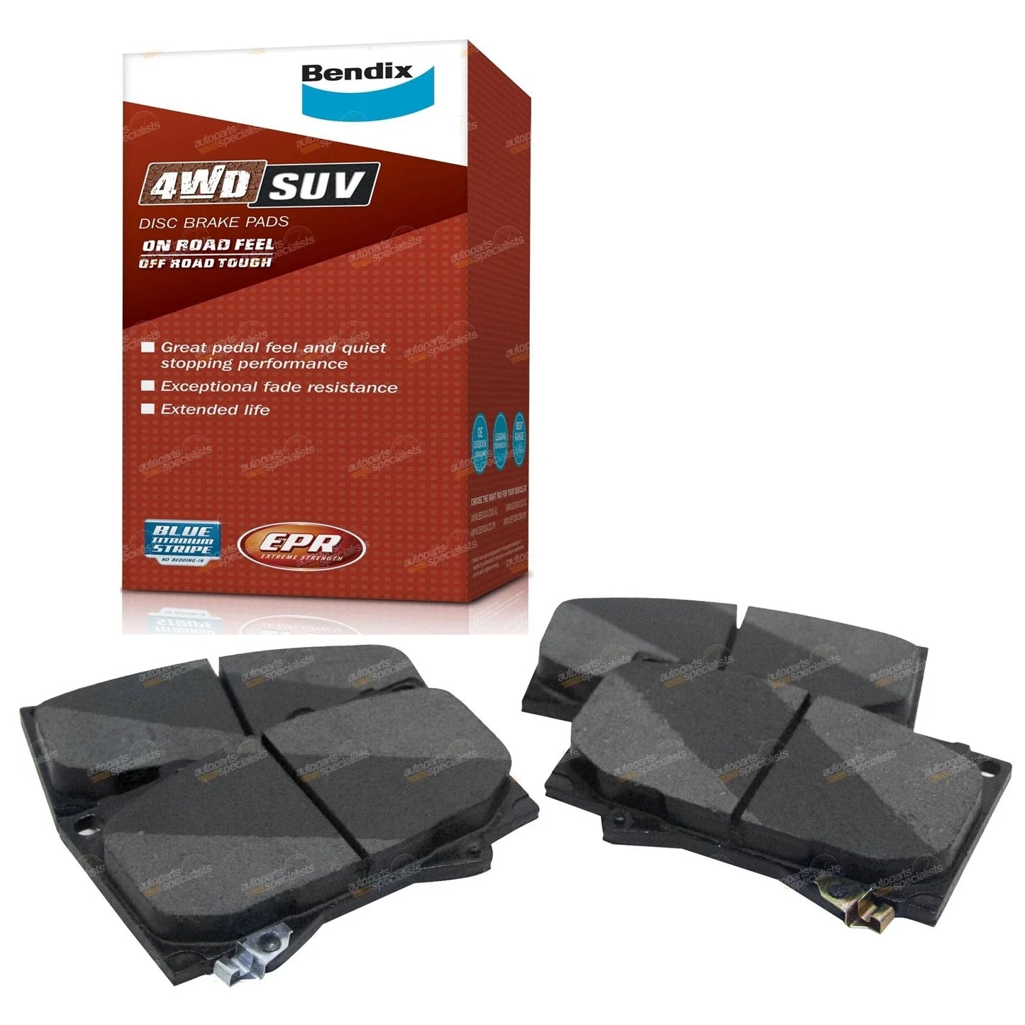 Front Disc Brake Pads Set for Toyota Landcruiser 76/78/79 (1999–2019)