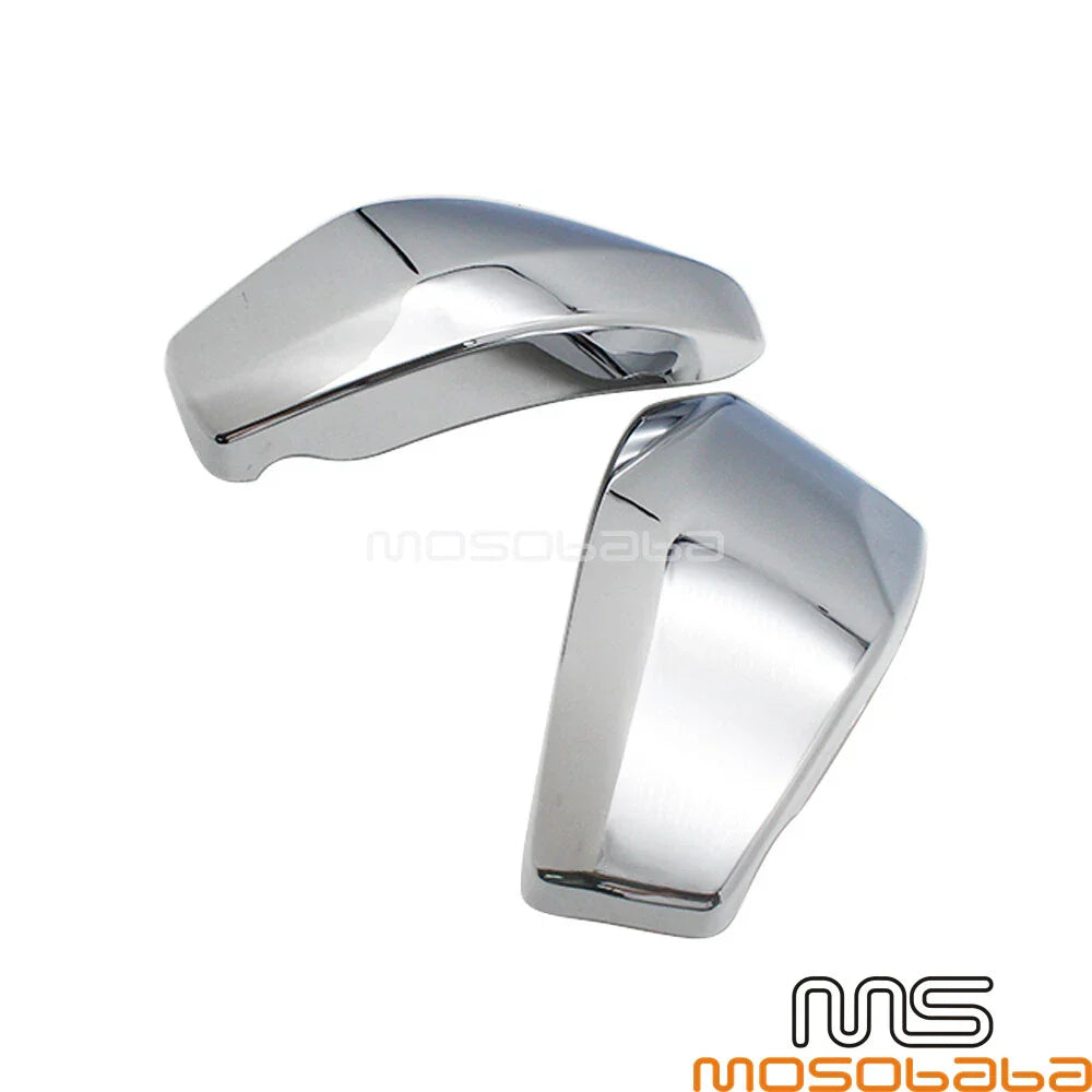 Pair Chrome Motorcycle Side Battery Covers for Honda VTX1300 (2003-2009)