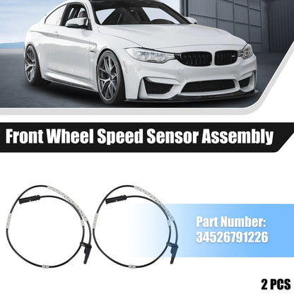 Rear Left Right Side ABS Wheel Speed Sensor for BMW 340i Base 3.0L